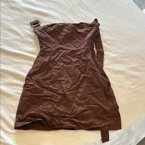 Peppermayo brown mini dress